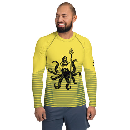 Sea UNT Men's Yellow Rash Guard