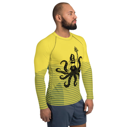 Sea UNT Men's Yellow Rash Guard