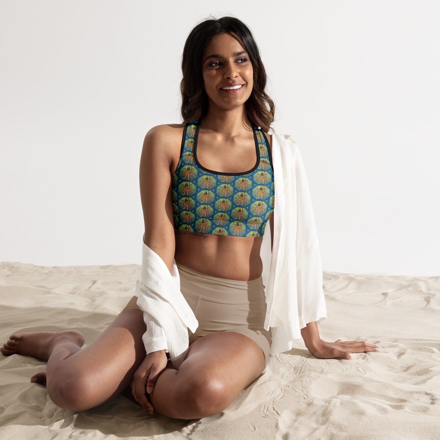 Sea UNT Padded Sports Bra