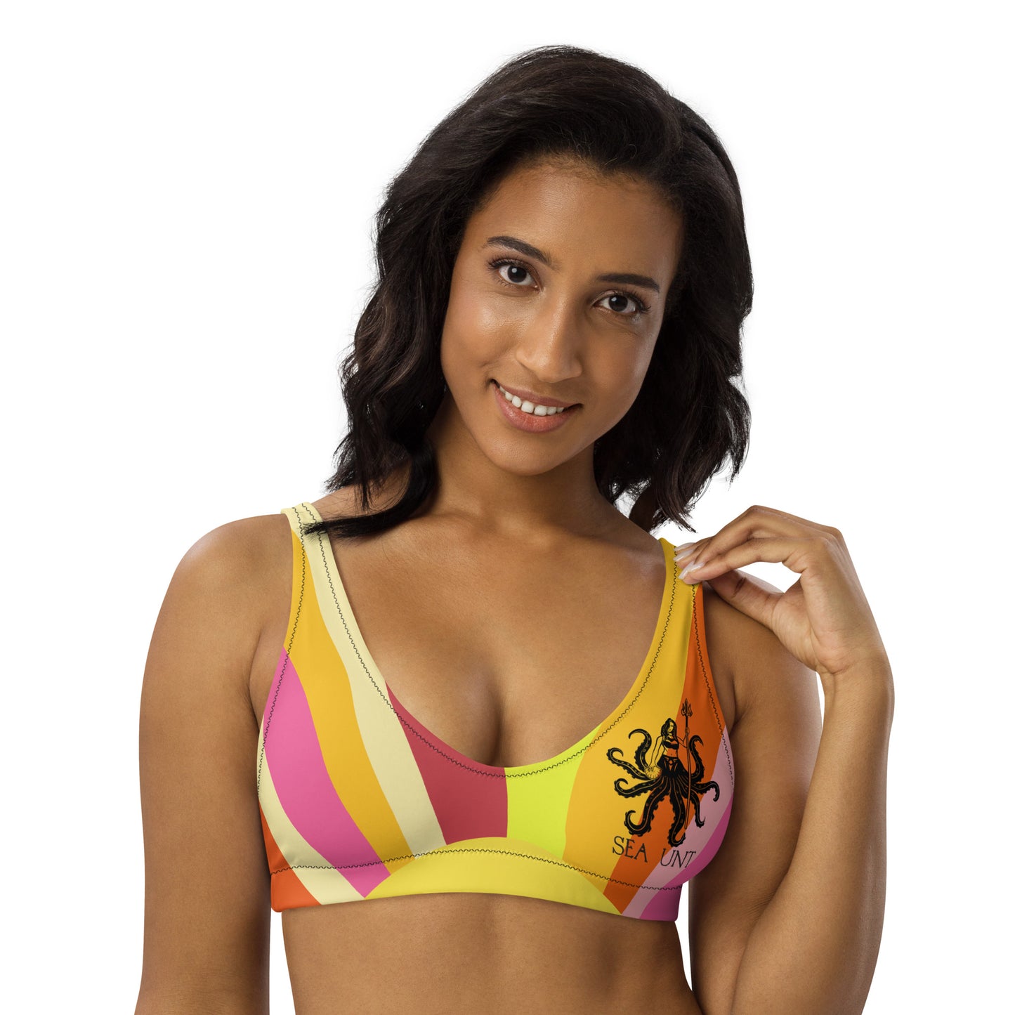 Sea UNT Sunshine Recycled padded bikini top