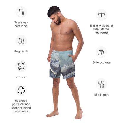 Sea UNT's Deep Dive Swim Trunks