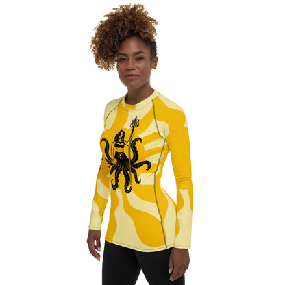 Sea UNT Yellow Rash Guard