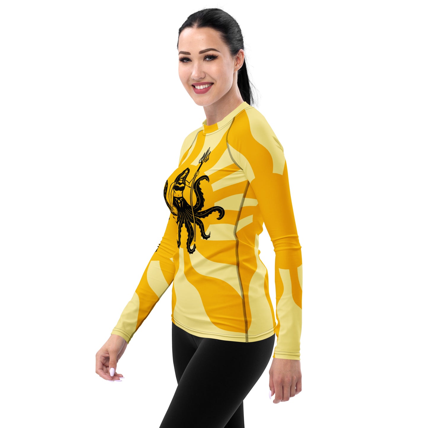 Sea UNT Yellow Rash Guard